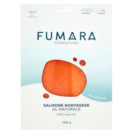Fumara Salmone Norvegese al Naturale Fetta superior 100 g
